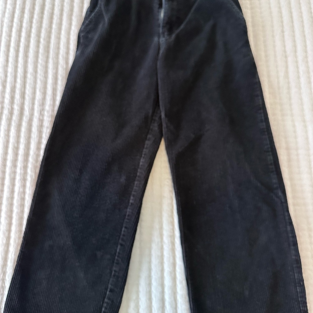 Fifty by Jacks Surfboards Black Corduroy Pants